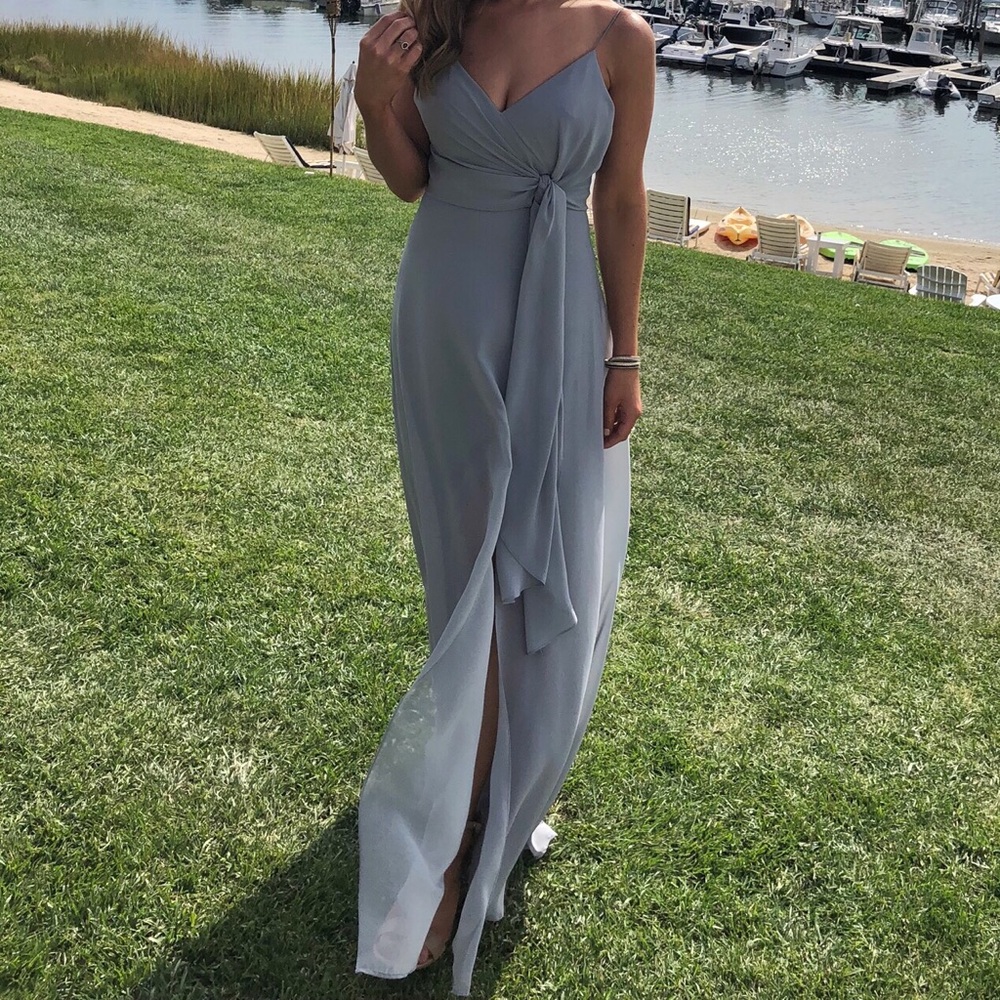 Jenny Yoo Mineral Luxe Chiffon Amara Dress size 4